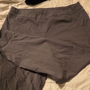 Gray Casual Pants